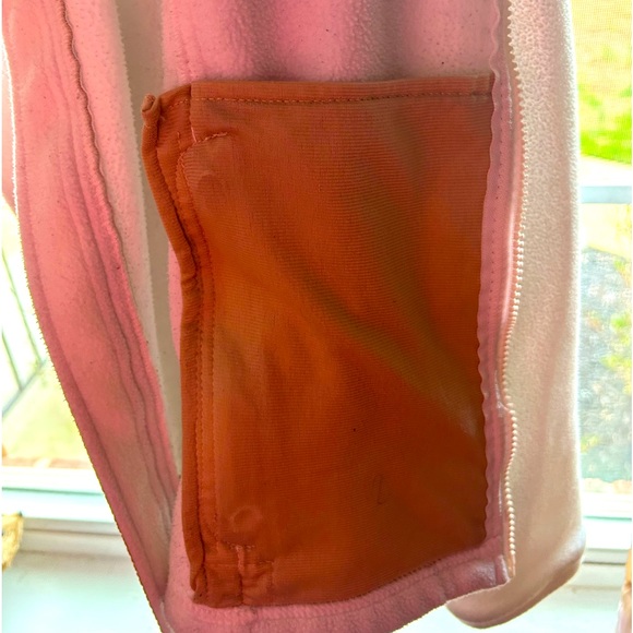 North Face Zip Fleece in Ivory Ladies Medium - Picture 7 of 7